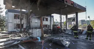 কিয়েভের পেট্রোল পাম্পে রাশিয়ার হামলা, আহত ৪